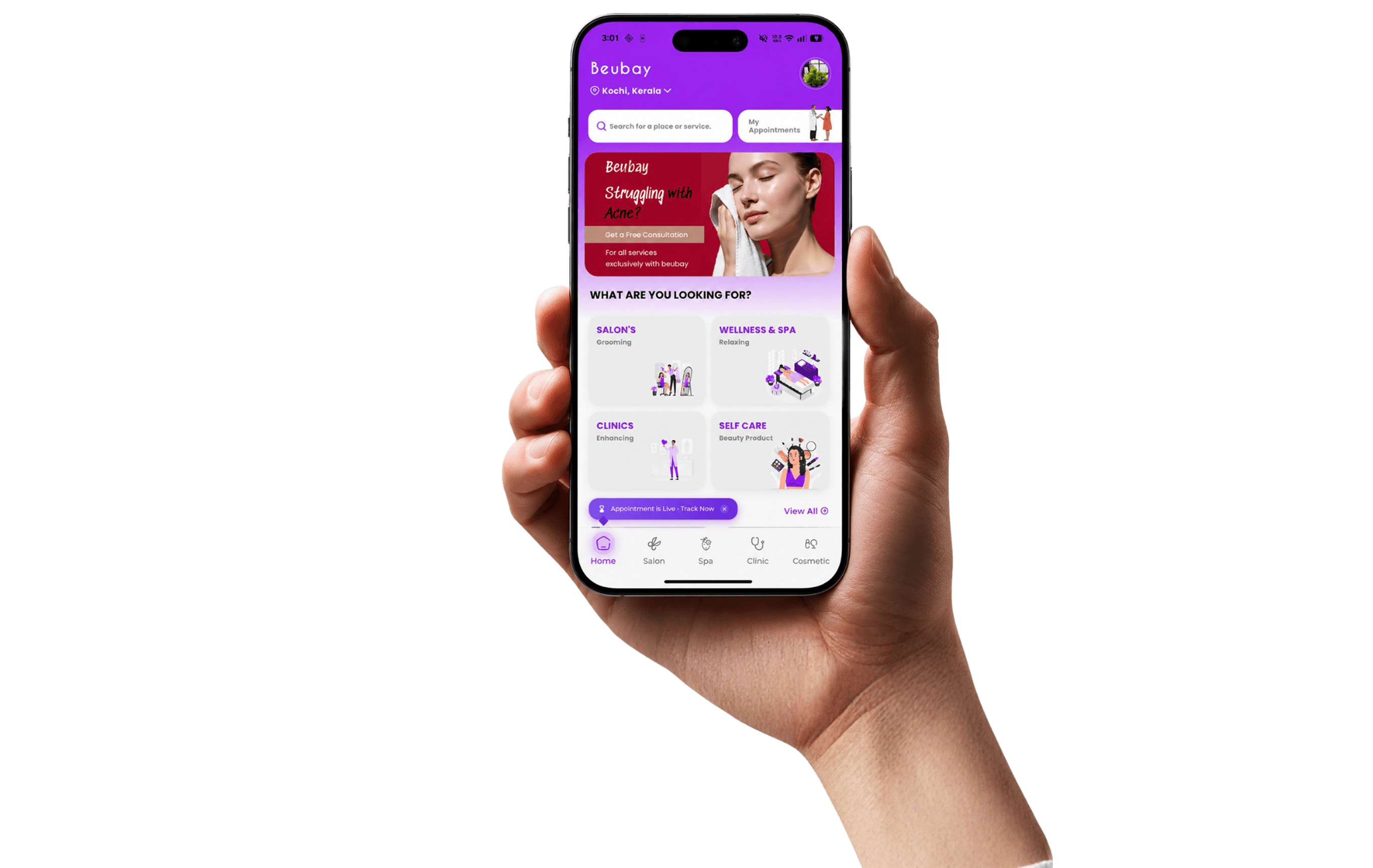 BUEBAY | Book Beauty, Anywhere Near You project preview