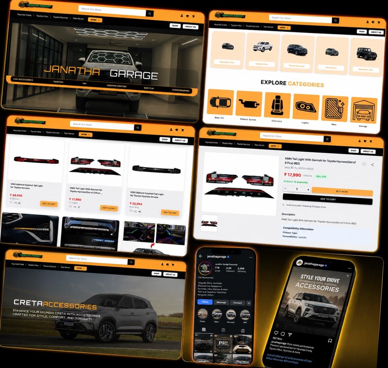 JANATHA GARAGE | Turning Cars Into Something More project preview