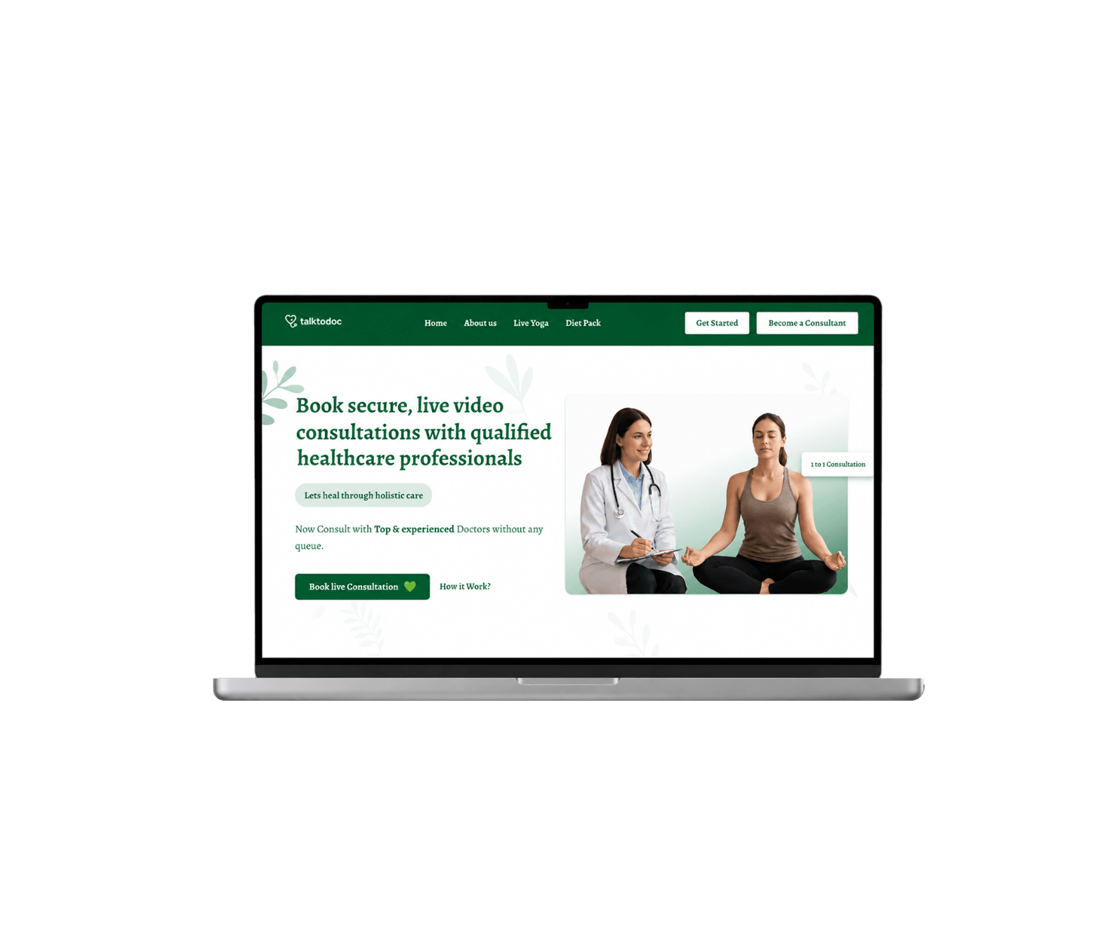 TALK TO DOC | Kerala's Complete Wellness Platform project preview